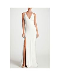 Dress the Population Iris Gown - White
