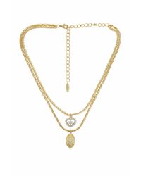 18K Gold Layered Necklaces for Women - Up to 75% off | Lyst
