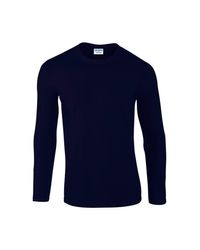 Gildan Soft Style Long Sleeve T-shirt - Blue