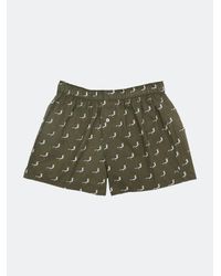 Druthers Organic Cotton Seagull Boxer Shorts - Green