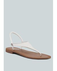 Rag & Co Rosemary Buckle Strap Flat Sandals