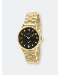 Marc By Marc Jacobs Baker Mbm3355 Gold Stainless-steel Quartz Fashion Watch - Metallic