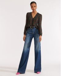 Veronica Beard Wide-leg jeans for Women - Up to 70% off at Lyst.com
