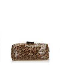 Fendi Baguette Brown Cloth