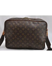 Louis Vuitton Reporter Brown Cloth Handbag