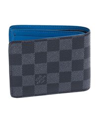 Louis Vuitton Marco Blue Cloth Small Bag, Wallets & Cases for Men - Lyst