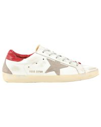 leather goose superstar deluxe golden brand multicolour trainers