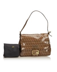 Fendi Baguette Brown Cloth