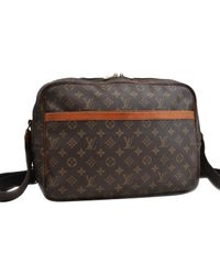 Louis Vuitton Reporter Brown Cloth Handbag