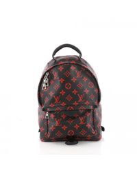 Louis Vuitton Canvas Palm Springs Cloth Backpack in Black - Lyst