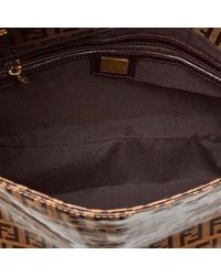 Fendi Baguette Brown Cloth
