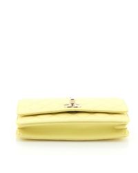 Chanel Yellow Leder Cross Body Tashe