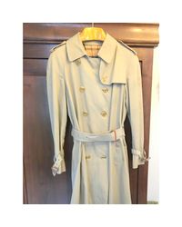 Imperméable, trench coton beige Burberry en coloris Natural