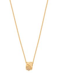 Bottega Veneta Metallic Necklace With Pendant