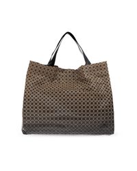 Issey Miyake Brown Soft Geometric Tote Bag for men