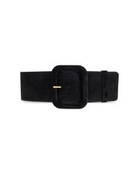 AMI Black Leather Belt