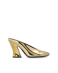 Givenchy Metallic Heeled Mules