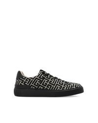 Balmain Black 'B-Court' Sports Shoes for men
