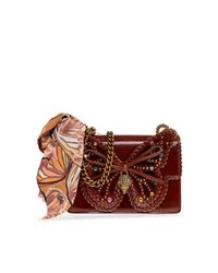 Kurt Geiger Brown Shoreditch Butterfly Small' Shoulder Bag