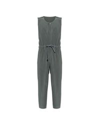 Homme Plissé Issey Miyake Gray Pleated Jumpsuit for men