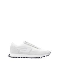 DIESEL White 's-racer Lc' Sneakers for men