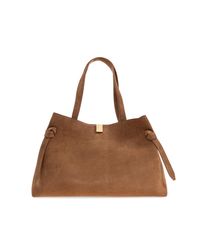 Yuzefi Brown Shoulder Bag 'Gyoza Tote'