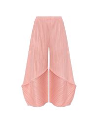Pleats Please Issey Miyake Pink Pleated Trousers