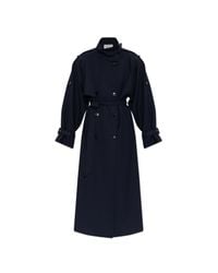Gestuz Blue Trench Coat 'Gzavic'