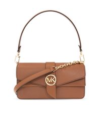 MICHAEL Michael Kors Brown 'greenwich Medium' Shoulder Bag
