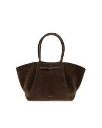 DeMellier London Brown Suede Bag 'New York'