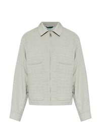 Lacoste Gray Jacket With Pockets for men