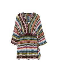 Missoni Multicolor Dress With A V-Neckline