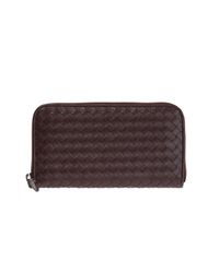 Bottega Veneta Brown 'intrecciato' Wallet for men