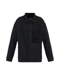 Y-3 Blue Jacket With 'Vintage' Effect for men