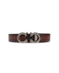 Ferragamo Brown Reversible Belt for men