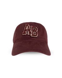 Anine Bing Red Baseball Cap
