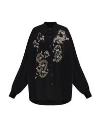 Dries Van Noten Black Shirt 'Asia'