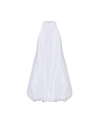 Alaïa White Sleeveless Dress