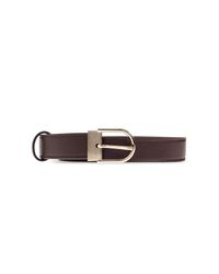 Victoria Beckham Red Leather Belt
