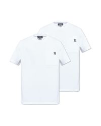 DSquared² White 2-Pack Of T-Shirts With Logo for men