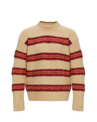 Dries Van Noten Orange Sweater "Master" for men