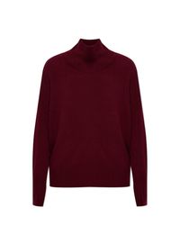 Lisa Yang Red Cashmere Turtleneck 'Heidi'