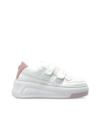 Acne White Platform Sneakers