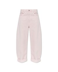 FRAME Pink 'Bubble' Jeans