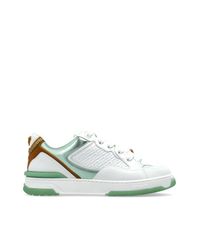 Versace Green 'Biggie Basket' Sports Shoes for men