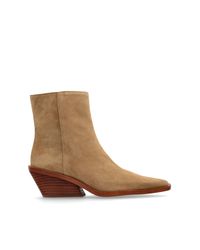 MICHAEL Michael Kors Brown Heeled Ankle Boots 'Nash'