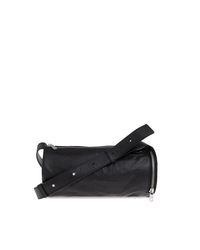 Y-3 Black Shoulder Bag 'Barrel'