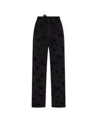 Zadig & Voltaire Black "Poma" Loose-Fit Trousers