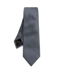 Brioni Gray Silk Tie for men