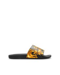 Versace Jeans Couture White Rubber Flip-Flops for men